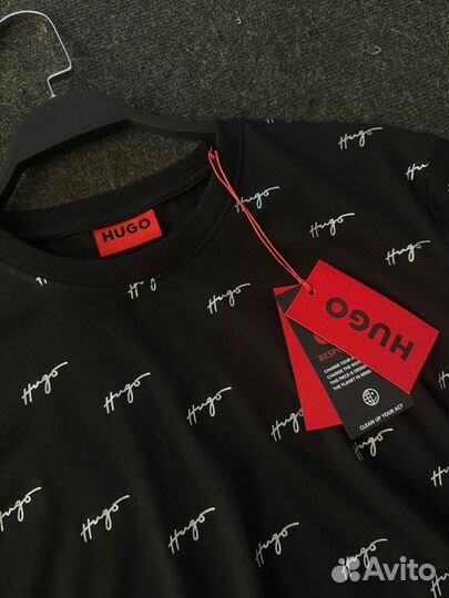 Футболка Hugo Boss мужская LUX