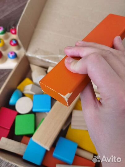 Развивающие деревянные игрушки