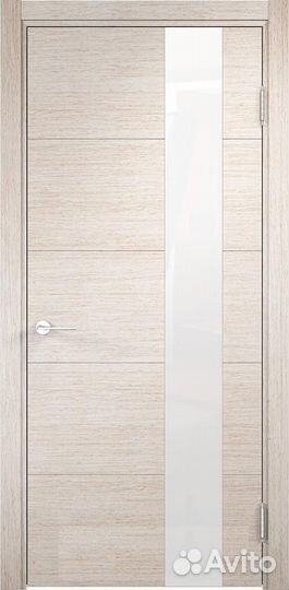 Межкомнатная дверь CPL Турин 13 AL, остеклённая, М