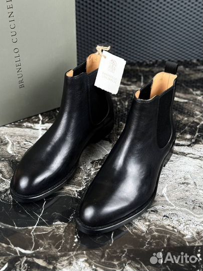 Ботинки челси мужские Brunello Cucinelli premium