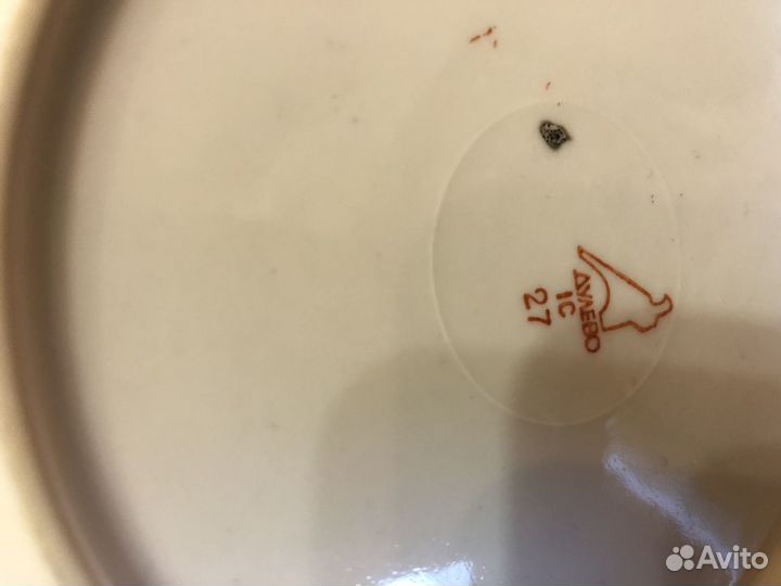 Тарелка селедочница Дулево и Конаково СССР