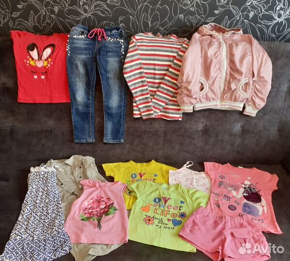 Пакет одежды для девочки (с ветровкой)