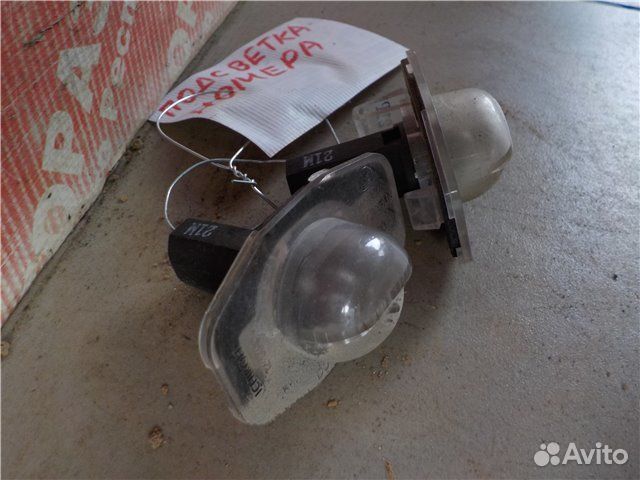 Подсветка номера Toyota Corolla ADE150 1ZR 2012