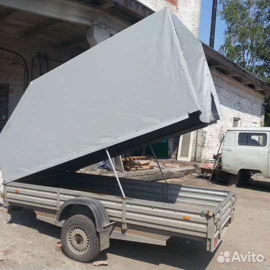 Тент на прицеп + установка