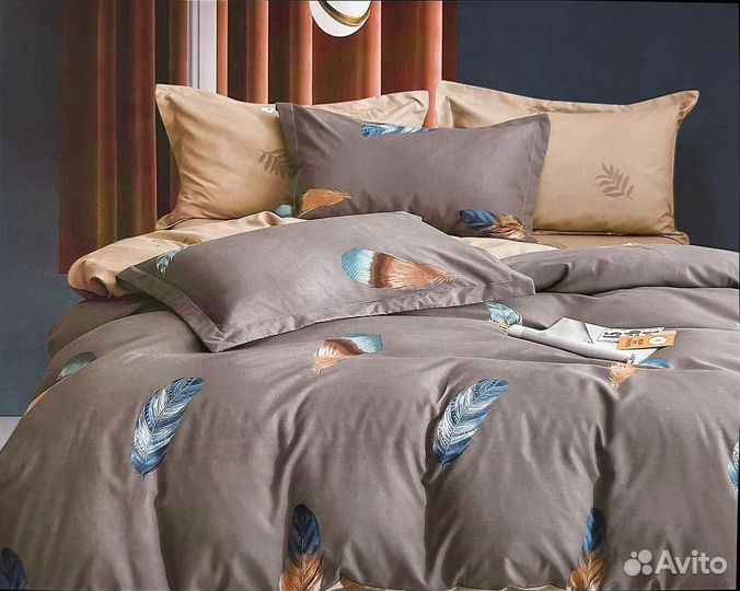 Постельное белье евро сатин