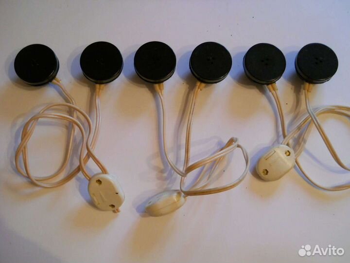 Наушники Тон-2М времён СССР, 6 штук
