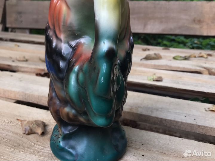 Кувшин петух фаянс СССР