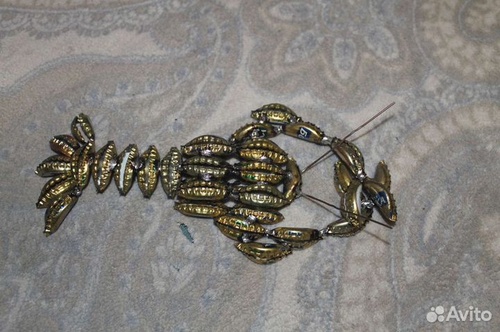 Рак из пивных пробок