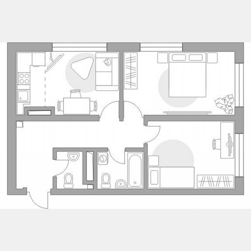 2-к. квартира, 60,6 м², 25/25 эт.