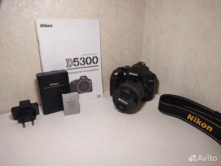 Nikon D5300 AF-P 18-55mm Kit (пробег 2тыс)