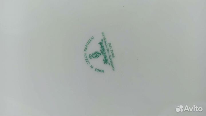 Тарелка Блюдо белое фарфор Чехия