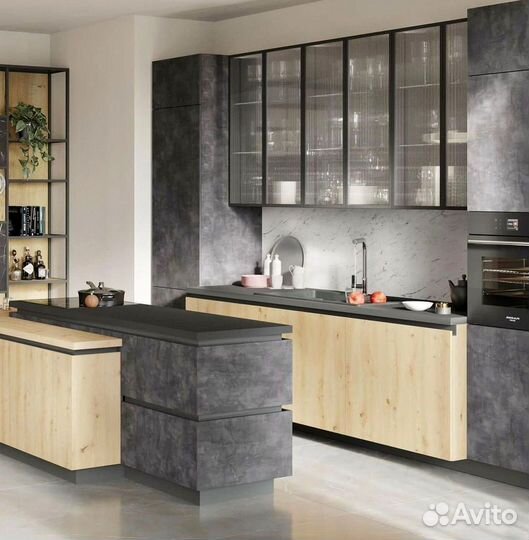 Прямая кухня.Кухонный гарнитур на заказ