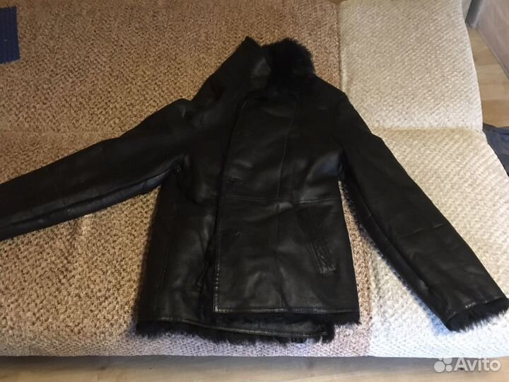 Натуральная мужская дубленка 54-56