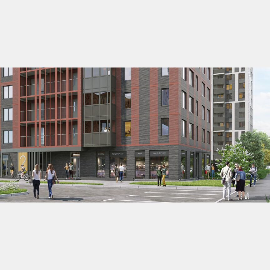 2-к. квартира, 52,5 м², 1/24 эт.