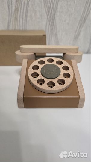 Liewood. Деревянный телефон. Бук. Игрушка новая