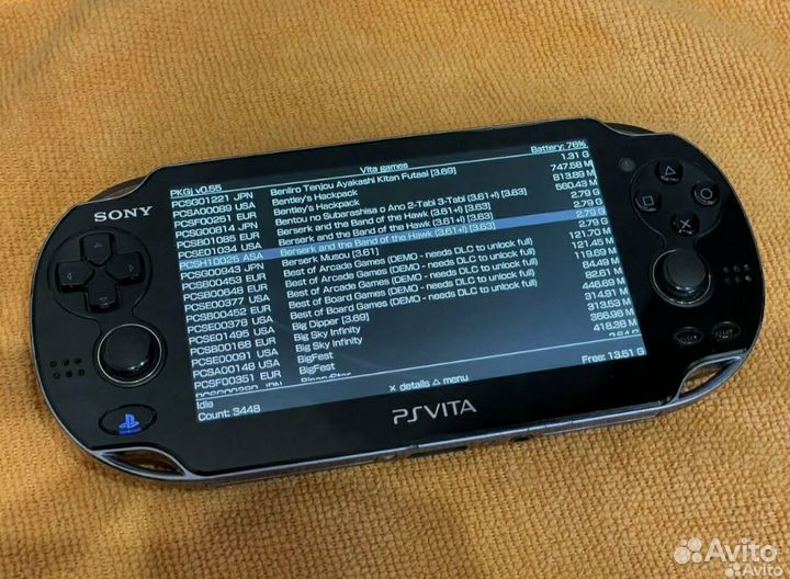 Ps vita fat