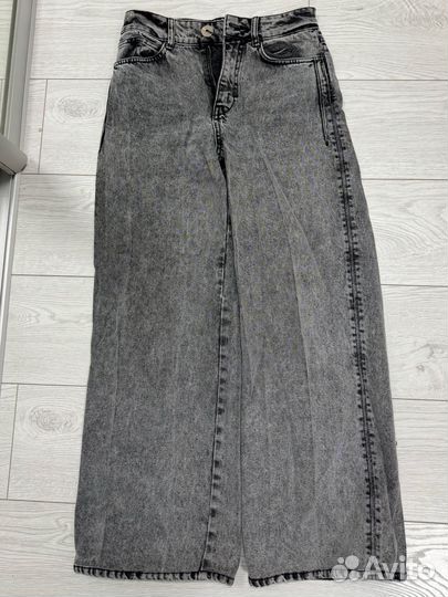 Джинсы zara серые