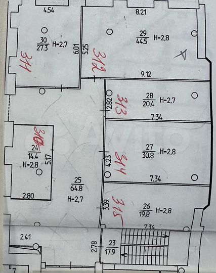 Офис 200 -330 м²