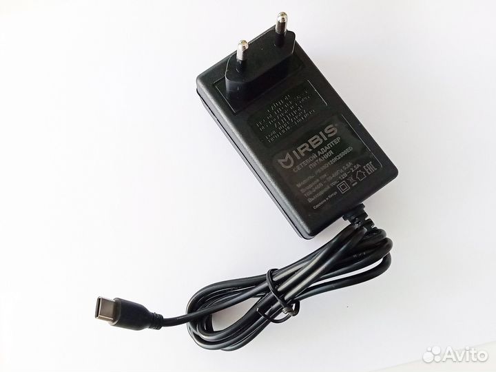 Блок питания для ноутбука Irbis NB111, NB112 новый