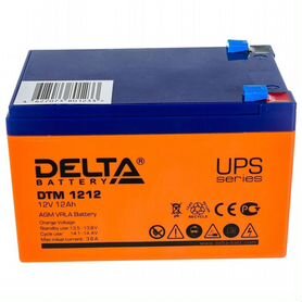 Батарея Delta DTM 1212, 12V 12Ah #78341