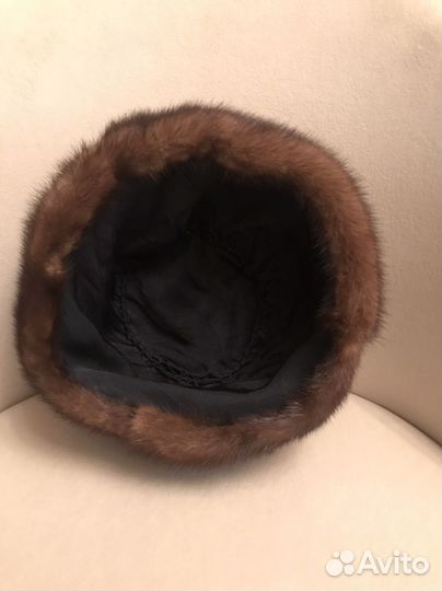 Шапка норковая Кубанка, мягкая