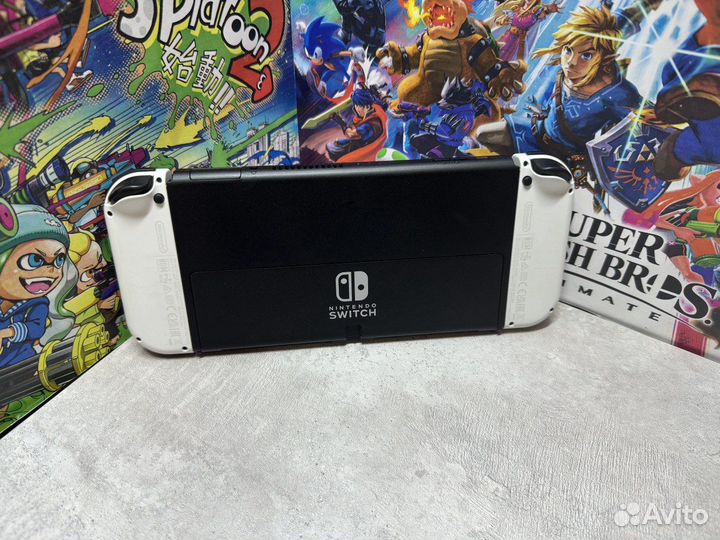 Прошитый Nintendo Switch Oled 128GB