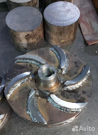 Крыльчатка (ротор) насоса для мойки колес Wulkan