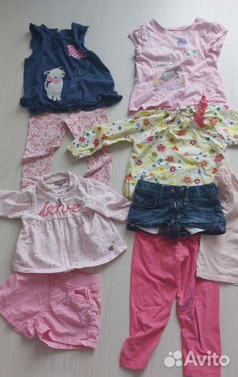 Детские вещи пакетом на девочку 92 98