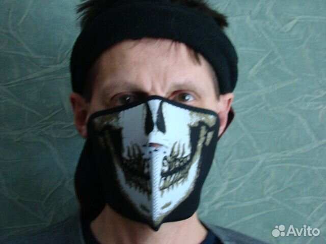 Маска из неопрена для пейнтбола, сноуборда, байка