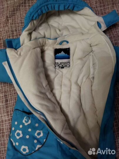 Зимний комбинезон для девочки 74