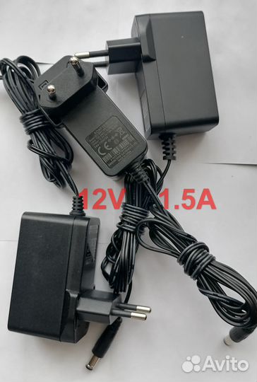 Блок питания 12В - 2А (ещё 0,8А; 1А; 1,5А)
