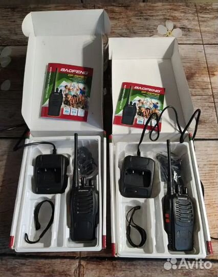 Комплект раций 2 шт Baofeng BF-888S Новые