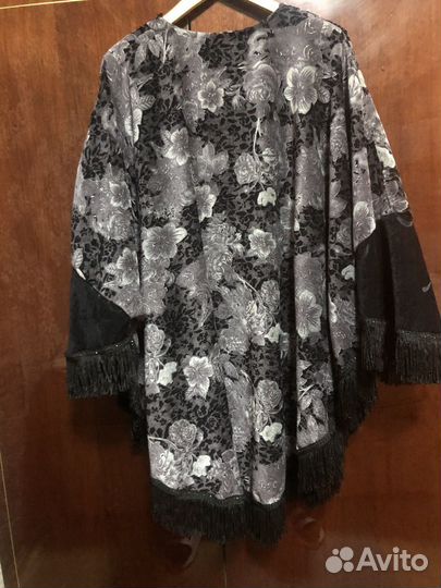 Пончо женское большой размер