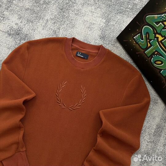Флисовый свитшот Fred Perry оригинал