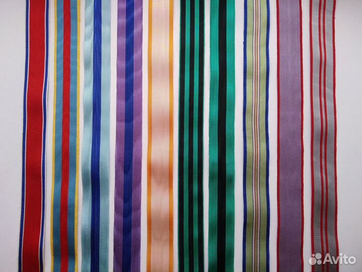 Орденские ленты на ордена и медали СССР и России