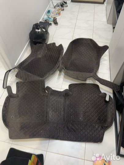 Коврики geely монжаро 3Д кожзам