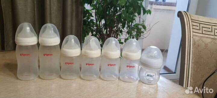Бутылочки для кормления pigeon стерилизатор Avent