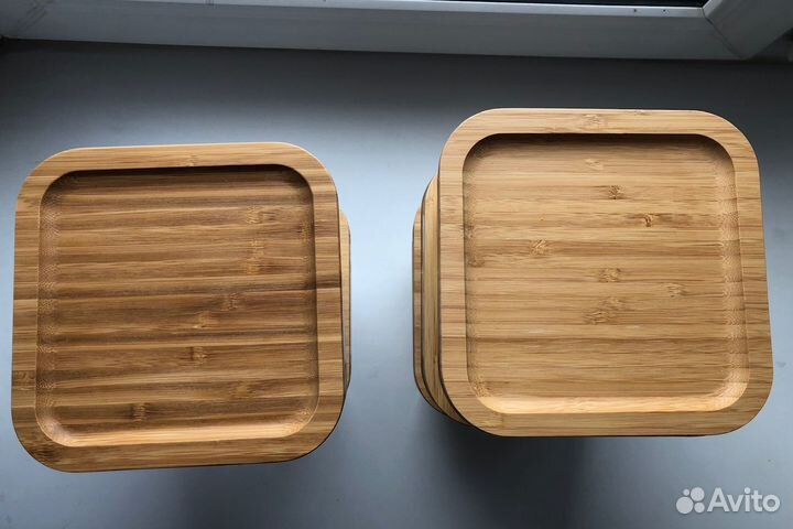 Контейнер с крышкой IKEA 1,2л и 600мл