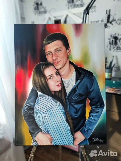 Портрет по фото на заказ (рукописный)