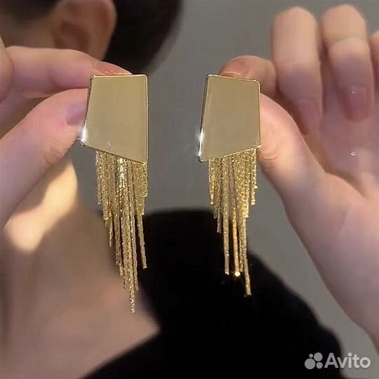 Серьги серебро