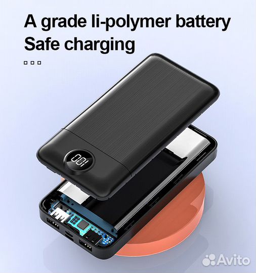 Power Bank OEM Simple Trade 20000mAh Black