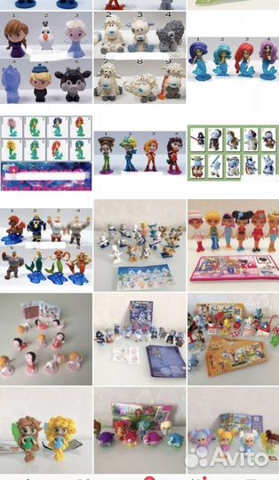 Серии киндер сюрприз