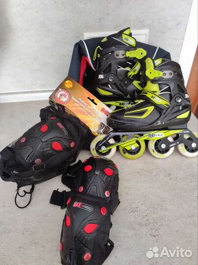 Роликовые коньки детские раздвижные