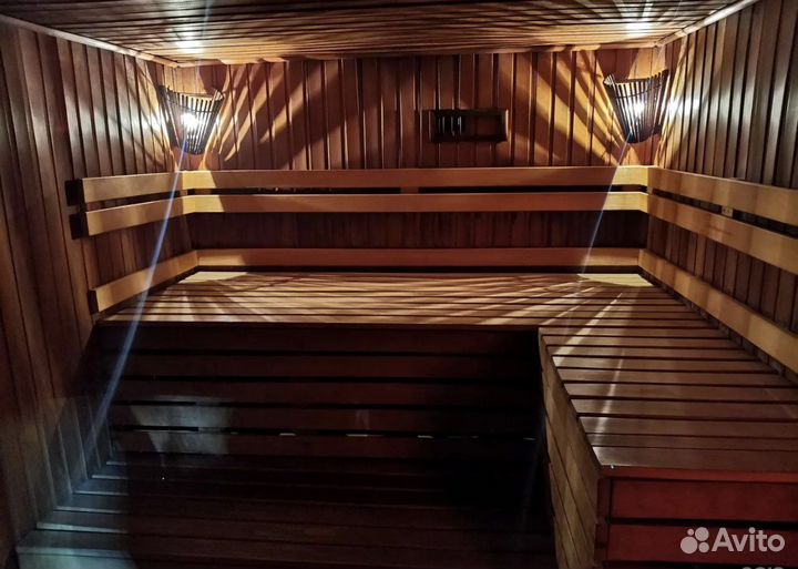 Баня сауна с бассейном