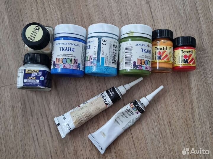 Акриловые краски текстильные