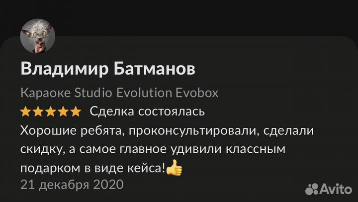 Караоке Evolution Evobox Plus