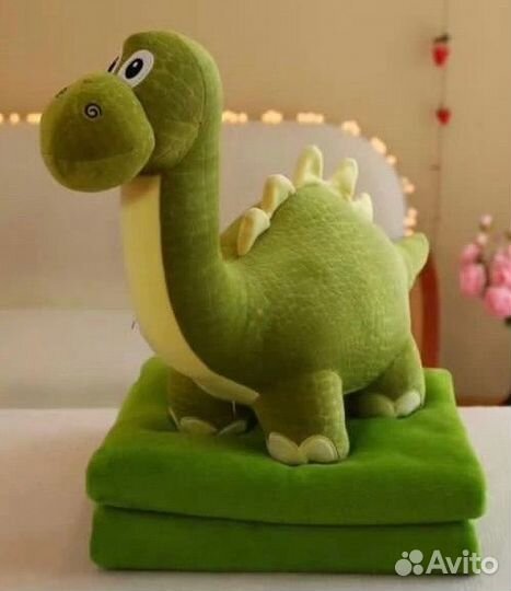 Подушка-Игрушка+плед внутри игрушки