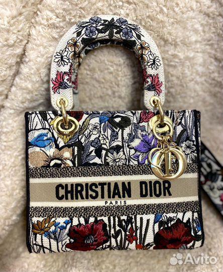 Сумка christian dior lady d-lite