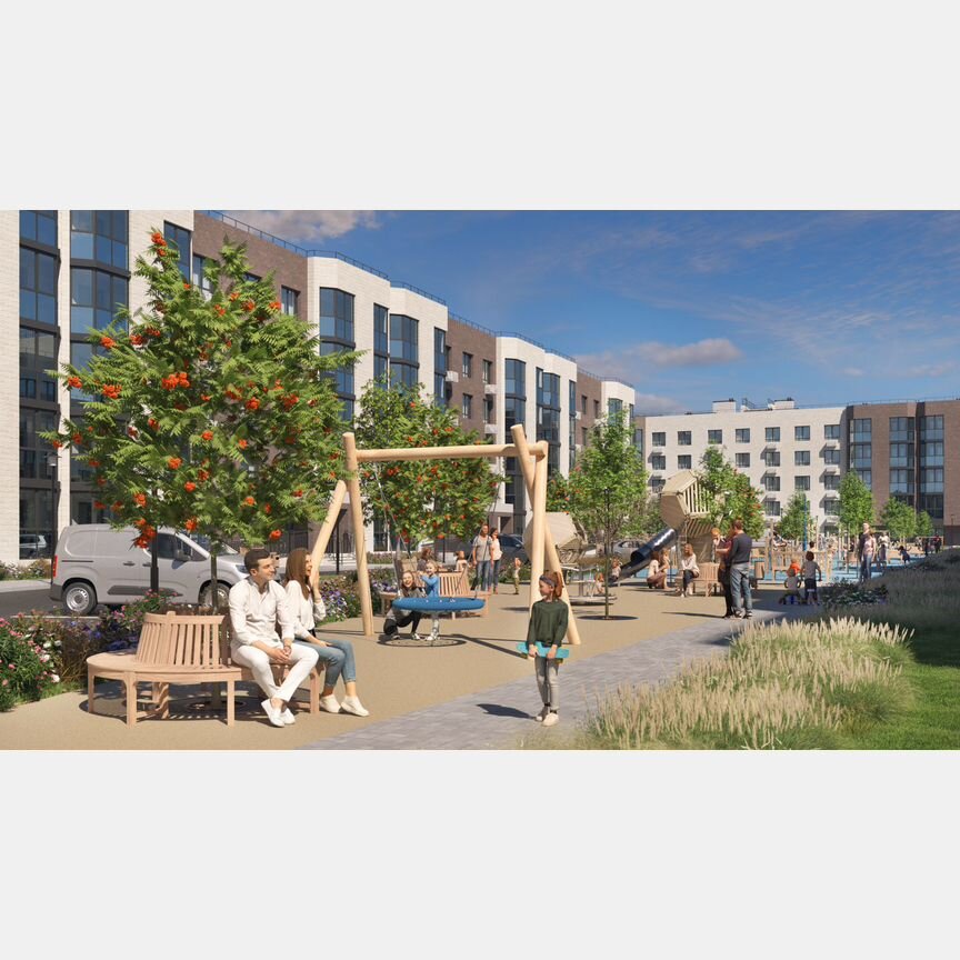 1-к. квартира, 46,7 м², 5/5 эт.