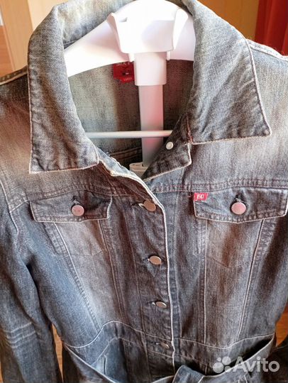 Джинсовое платье 48